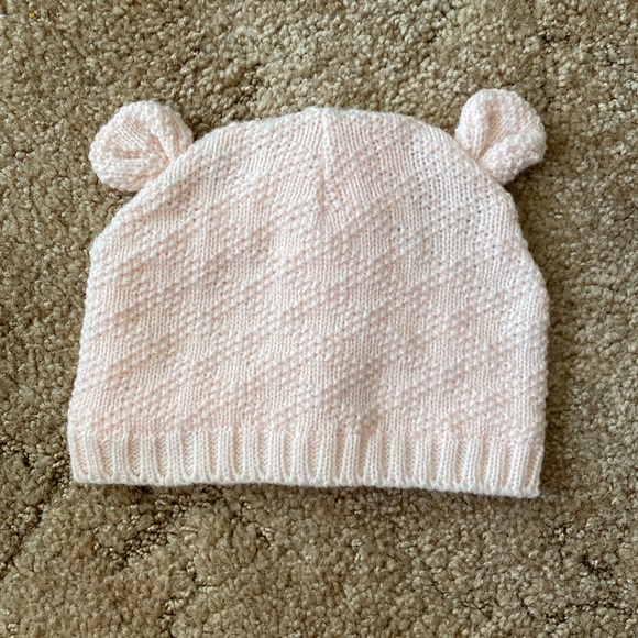 10/$25 Carter’s Lined Pink Bear Hat - 3-9m - Picture 1 of 3